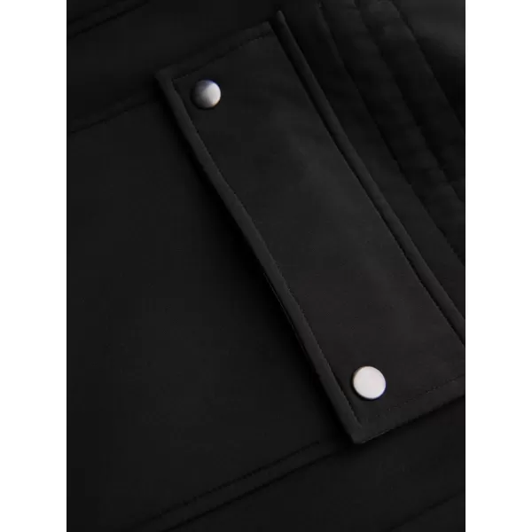  Pánský kabát OMBRE OM-JAPJ-0314 BLACK 