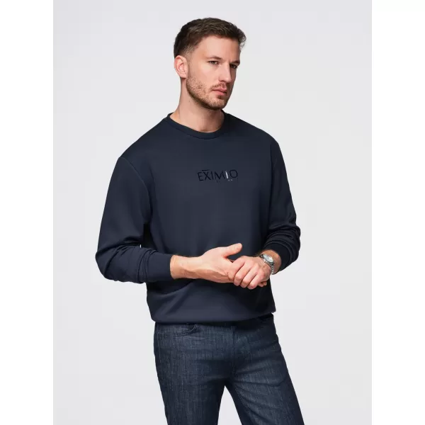  Pánská mikina OMBRE OM-SNBC-0199 DARK BLUE 