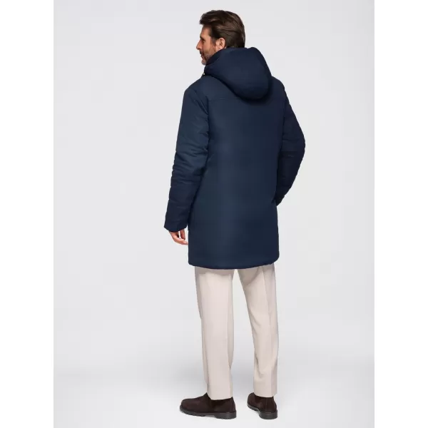  Pánská parka OMBRE OM-JAPJ-0287 NAVY BLUE 
