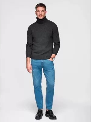 Pánské kalhoty OMBRE OM-PADP-0241 BLUE