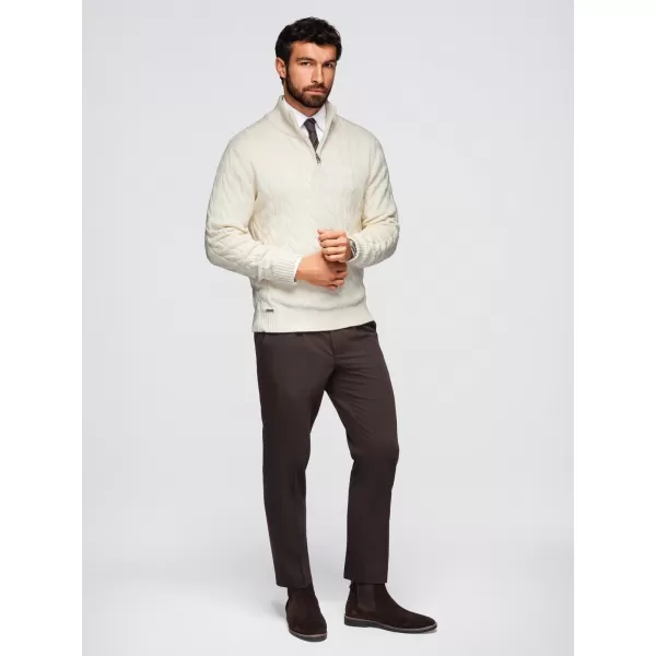  Pánský svetr OMBRE OM-SWZS-0138 CREAM 