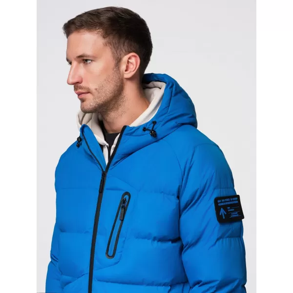  Pánská bunda OMBRE OM-JAHP-0302 BLUE 