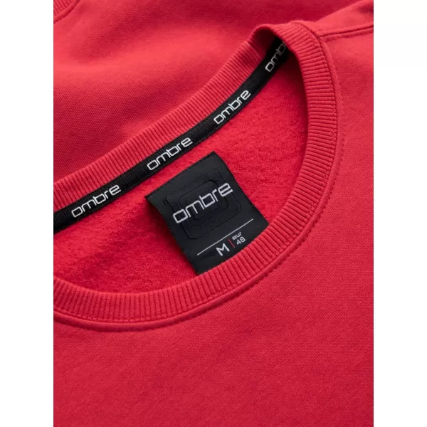  Pánská mikina OMBRE B1713 RED 
