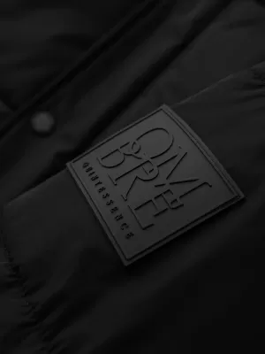 Pánský kabát OMBRE OM-JALJ-0309 BLACK