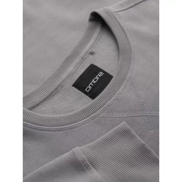 Pánská mikina OMBRE OM-SSNZ-0243 GREY 