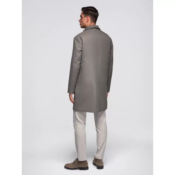  Pánský kabát OMBRE OM-COLC-0139 ASH 