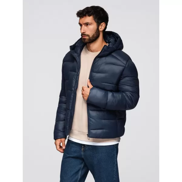  Pánská bunda OMBRE OM-JAHP-0235 NAVY BLUE 