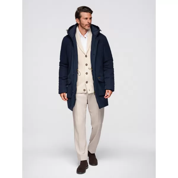  Pánská parka OMBRE OM-JAPJ-0287 NAVY BLUE 
