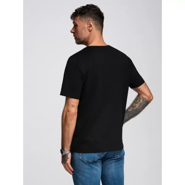  Pánské triko OMBRE OM-TSPT-0246 BLACK 