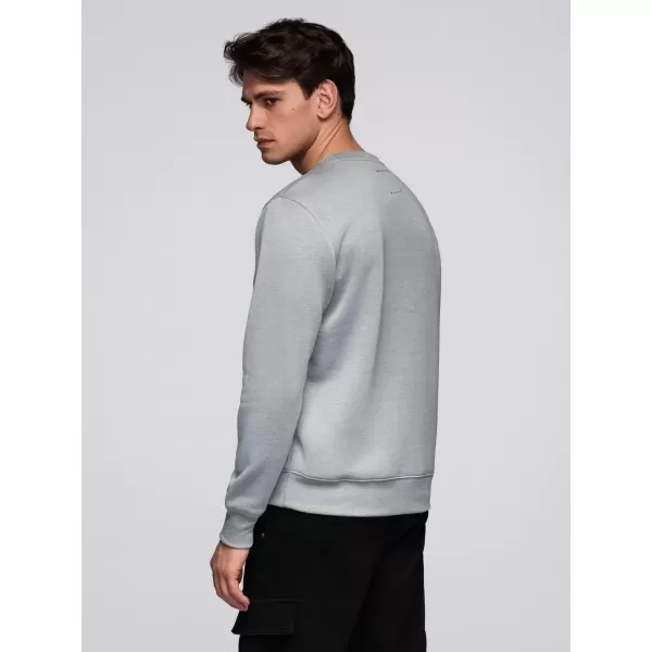  Pánská mikina OMBRE B1711 GREY MELANGE 