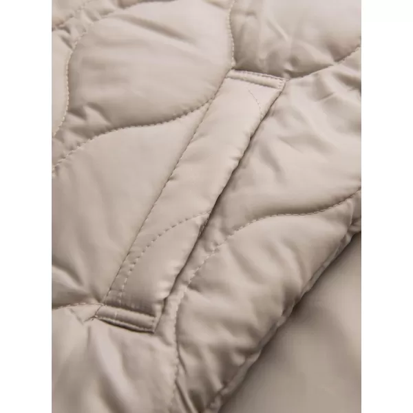  Pánský kabát OMBRE OM-COLC-0139 BEIGE 