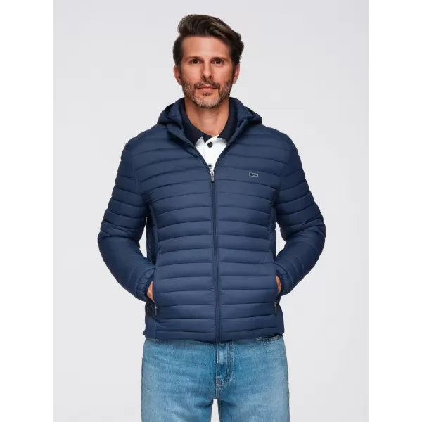  Pánská bunda OMBRE OM-JALP-0295 BLUE 