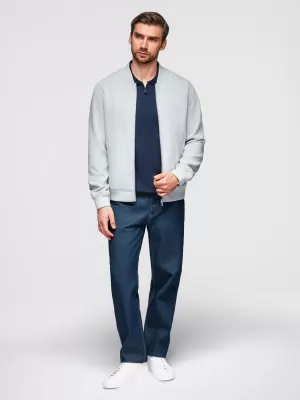 Pánská bunda OMBRE OM-JANP-0159 LIGHT GREY