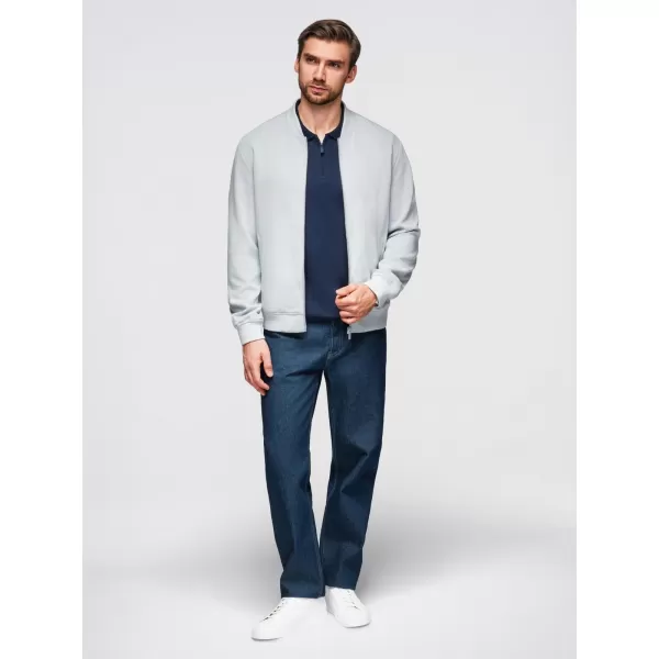  Pánská bunda OMBRE OM-JANP-0159 LIGHT GREY 