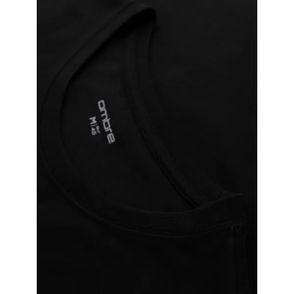  Pánské triko OMBRE OM-TSPT-0246 BLACK 