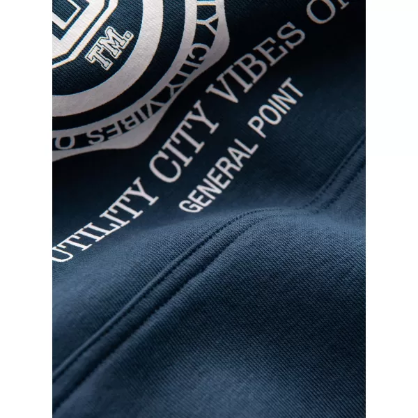  Pánská mikina OMBRE B1714 NAVY BLUE 