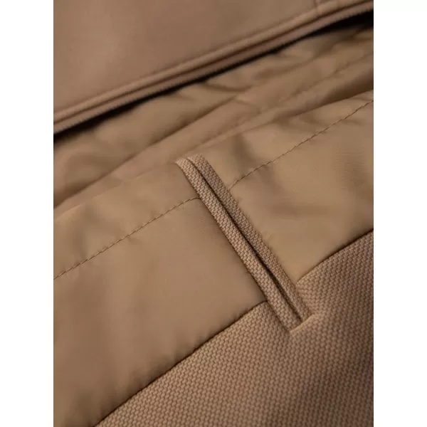  Pánský kabát OMBRE OM-COWC-0136 LIGHT BROWN 