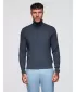Pánský svetr OMBRE OM-SWTN-0157 NAVY BLUE