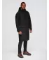 Pánský kabát OMBRE OM-JAPJ-0314 BLACK
