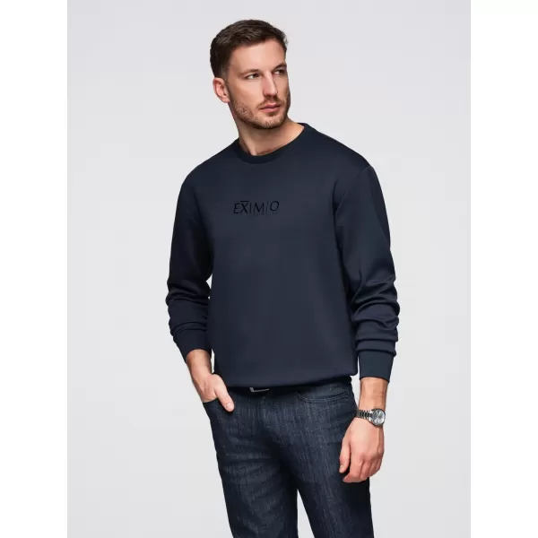  Pánská mikina OMBRE OM-SNBC-0199 DARK BLUE 