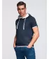Pánské triko OMBRE OM-TSCT-0256 NAVY BLUE