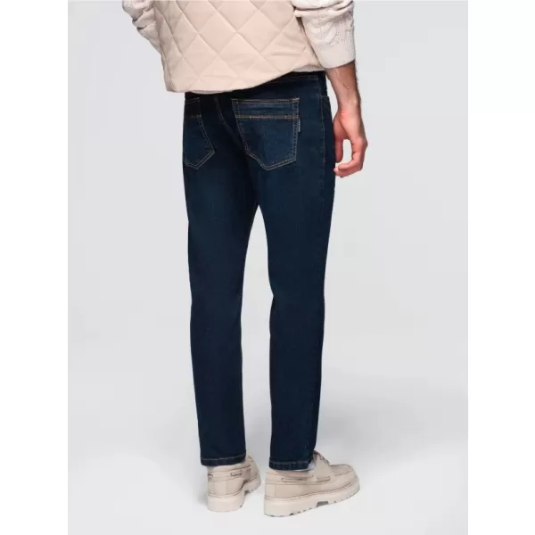  Pánské kalhoty OMBRE OM-PADP-0241 DARK BLUE 