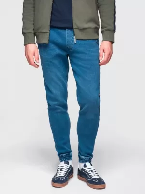 Pánské kalhoty OMBRE OM-PADJ-0242 BLUE