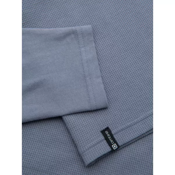  Pánské triko OMBRE OM-LSCL-0109 BLUE DENIM 