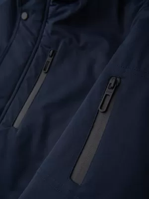 Pánský kabát OMBRE OM-JAPJ-0316 NAVY BLUE