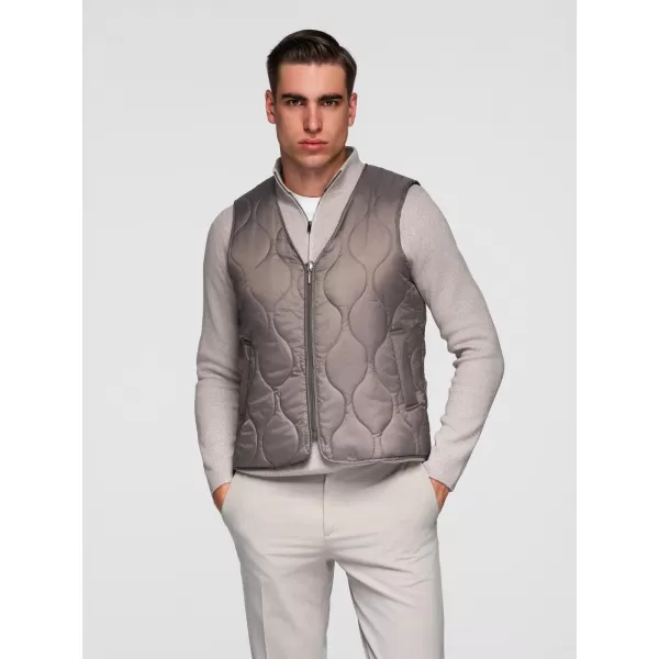  Pánský kabát OMBRE OM-COLC-0139 ASH 