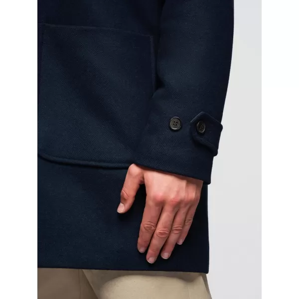  Pánský kabát OMBRE OM-COWC-0131 NAVY BLUE 