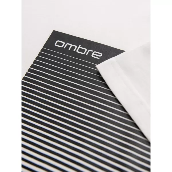  Pánské triko OMBRE OM-TSPT-0246 WHITE 
