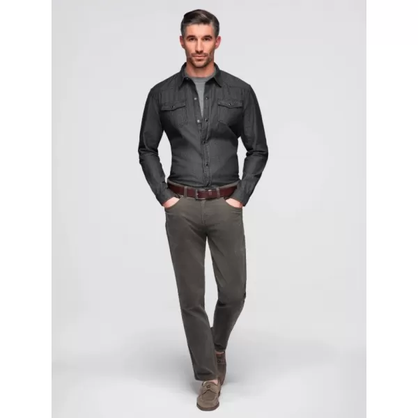  Pánská košile OMBRE OM-SHDS-0210 BLACK 