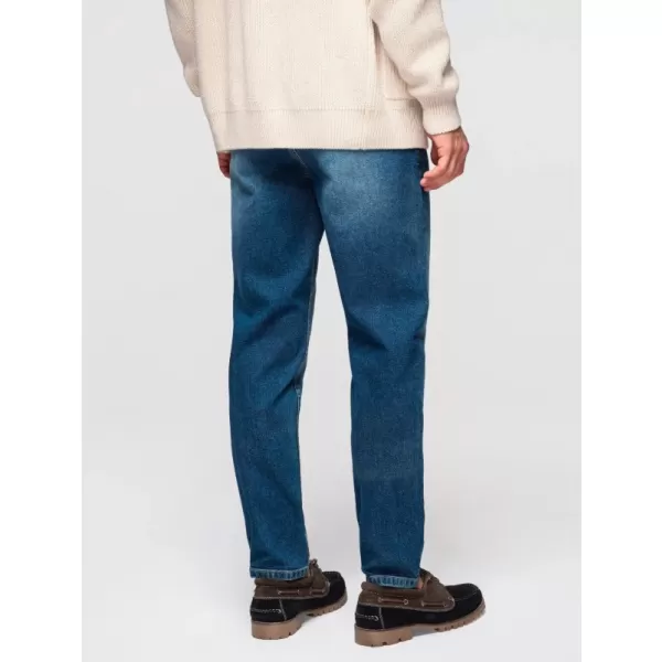  Pánské kalhoty OMBRE OM-PADP-0253 BLUE 