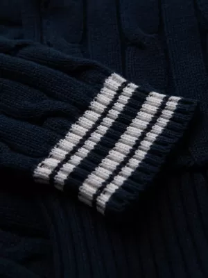Pánský kardigan OMBRE OM-SWCD-0152 NAVY BLUE