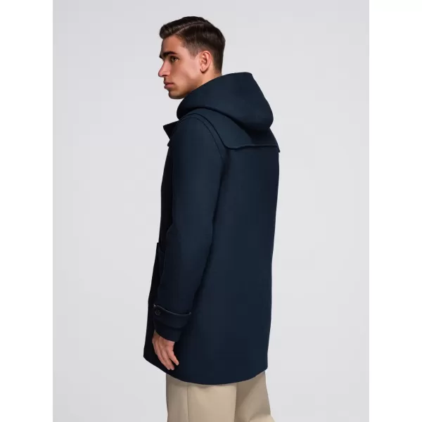  Pánský kabát OMBRE OM-COWC-0131 NAVY BLUE 