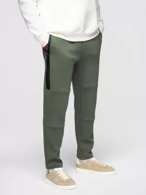 Pánské tepláky OMBRE OM-PASK-0281 DARK OLIVE GREEN
