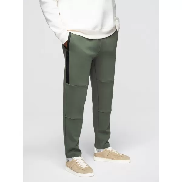  Pánské tepláky OMBRE OM-PASK-0281 DARK OLIVE GREEN 