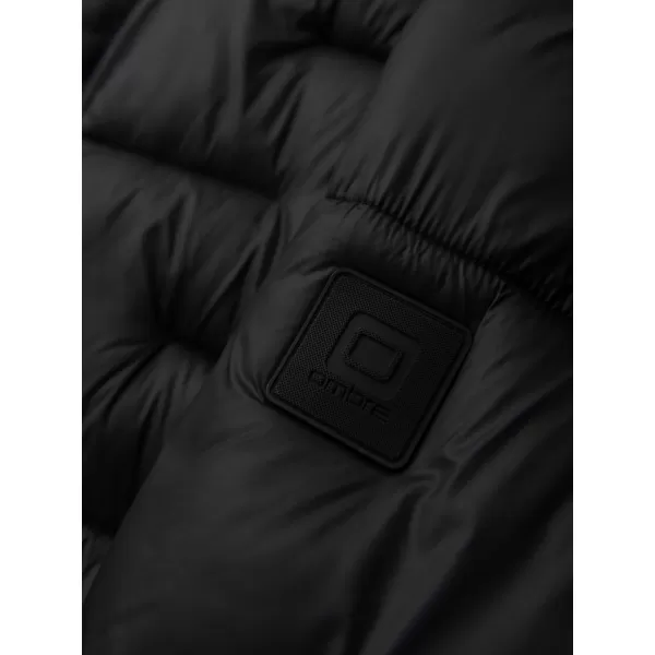  Pánská bunda OMBRE OM-JAHP-0235 BLACK 