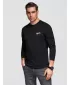 Pánské triko OMBRE OM-LSPT-0136 BLACK
