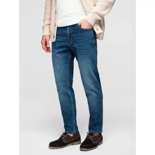  Pánské kalhoty OMBRE OM-PADP-0253 BLUE 