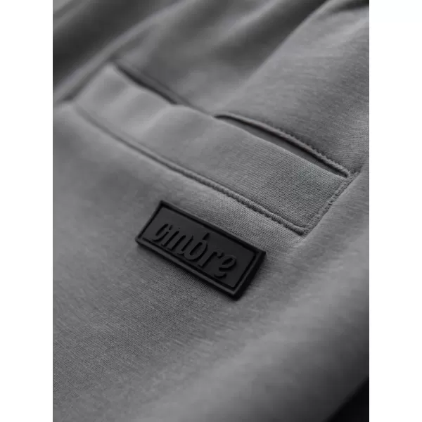  Pánské tepláky OMBRE OM-PASK-0281 GREY 