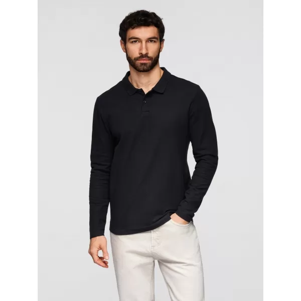  Pánské triko OMBRE OM-POBL-0162 BLACK 
