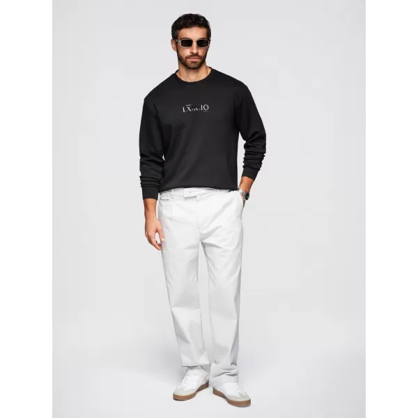 Pánská mikina OMBRE OM-SNBC-0199 BLACK 