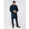 Pánský kabát OMBRE OM-COWC-0135 NAVY BLUE
