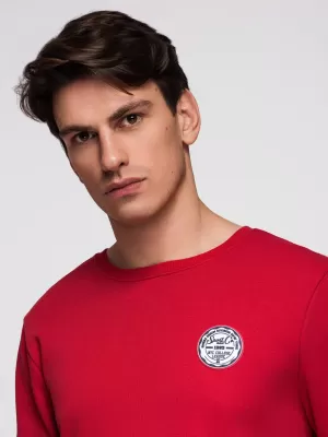 Pánská mikina OMBRE B1713 RED
