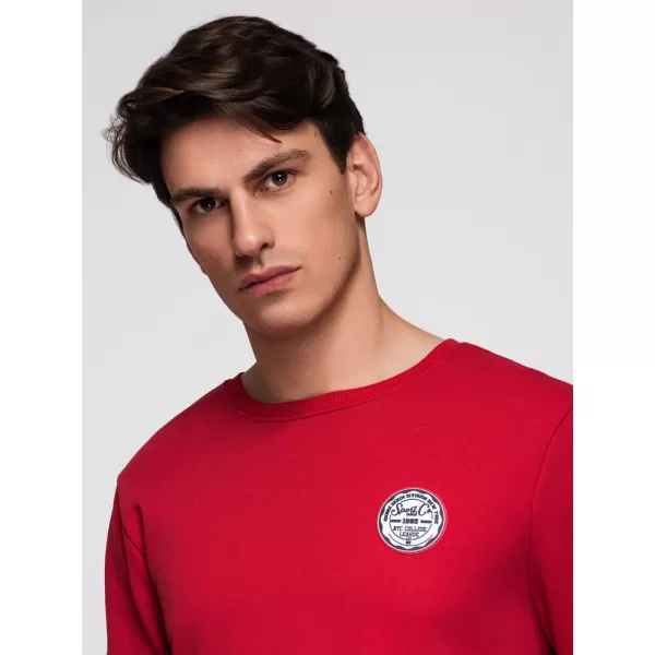  Pánská mikina OMBRE B1713 RED 