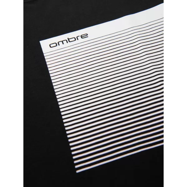  Pánské triko OMBRE OM-TSPT-0246 BLACK 