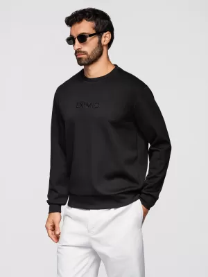 Pánská mikina OMBRE OM-SNBC-0199 BLACK