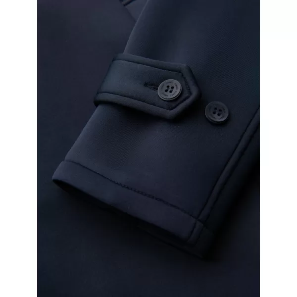  Pánský kabát OMBRE OM-COLC-0144 NAVY BLUE 